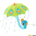 Kép 1/2 - Yookidoo Vízzel tölthető páva zöld esernyővel