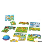 Kép 2/2 - Állatos puzzle társasjáték 2 éves kortól