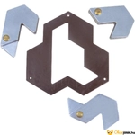 Kép 3/3 - Huzzle Hexagon ördöglakat megoldva