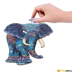 Kép 5/8 - Elefántos fa puzzle gyerekeknek
