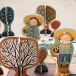 Kép 5/6 - A kertben társasjáték elemei