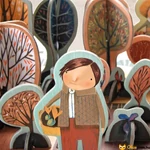 Kép 6/6 - A kertben társasjáték figurája