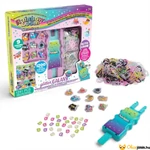 Kép 4/4 - Rainbow loom Cute Tique gumikarkötőkészítő szett tartalma