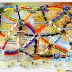 Kép 2/5 - Ticket to ride - Szellemvonat térképe