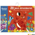 Kép 1/3 - Letörölhető fejtörő feladatkártyák - Dinoszauruszok