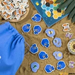 Kép 6/7 - Partvonal társasjáték zsákmánylapkái