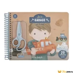 Kép 1/7 - Little Dutch Jim garázsa dekorkönyv ollóval