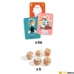 Kép 4/4 - Pets Rescue állati kockázat társasjáték kártyái és dobókockái