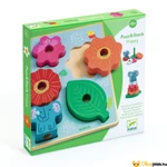 Kép 1/4 - Formaillesztő és toronyépítő játék egyben - Djeco