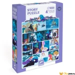 Kép 1/2 - Story puzzle - A szépség és a szörnyeteg 100 db-os