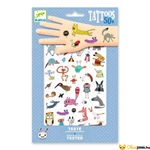 Kép 1/2 - Djeco tetováló matricák - Cukik és viccesek