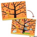 Kép 4/4 - Állatos Djeco pufimatrica háttérrel