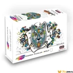 Kép 4/4 - Fa puzzle farkas doboza