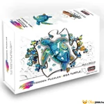 Kép 4/4 - Eureka Teknős fa puzzle doboza
