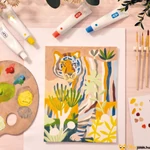 Kép 4/7 - Tigris mintás kifestő