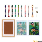 Kép 7/8 - Djeco hímző készlet tartalma