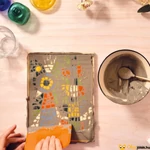 Kép 6/9 - Mozaikkép készítés cementel