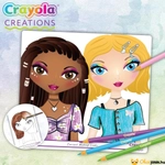Kép 3/4 - Crayola Creations színező lányoknak