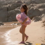 Kép 3/3 - Úszógumi virág mintákkal