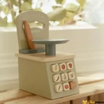 Kép 2/5 - Fa játék mérleg