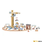 Kép 1/8 - Little Dutch daru készlet vasúti sínpályával