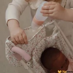 Kép 4/8 - Játék babakocsi kistáskával