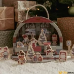 Kép 2/8 - Adventi ajándékdoboz vonattal 