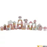 Kép 5/5 - Little Dutch Fa építőkocka lányoknak