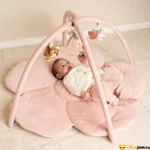 Kép 2/8 - Little Dutch összehajtható játszószőnyeg tornáztató híddal