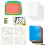 Kép 6/6 - Rajztábla nyomtatóval játék tartalma