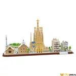 Kép 1/5 - 3D puzzle City Line Barcelona