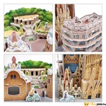 Kép 4/5 - 3D puzzle Cubicfun Barcelona