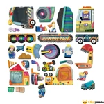 Kép 4/5 - Mágneses puzzle játék elemei