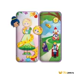 Kép 2/3 - Pici fémdobozos mágneses puzzle játék doboz belseje 