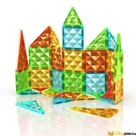 Kép 5/6 - Geomag magnetic tiles gems 32db-os mágneses építőjáték