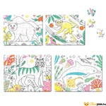 Kép 2/2 - Állatos színezhető kirakó