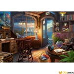 Kép 2/2 - 1000 darabos Castorland puzzle - tengerész ház