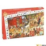 Kép 1/5 - Megfigyeltető puzzle - lovaglás Djeco