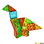 Kép 3/5 - Magnetic tiles mágneses építőjáték