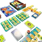 Kép 3/6 - Holdfény bazár társasjáték tartozékai