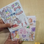 Kép 5/5 - Matricás öltöztető füzet mérete