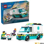 Kép 1/5 - LEGO City Sürgősségi mentőautó
