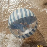 Kép 3/6 - Felfújható kék strandlabda
