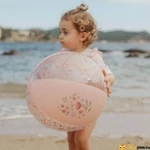 Kép 2/8 - Felfújható rózsaszín sellős strandlabda