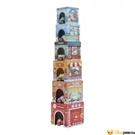 Kép 10/11 - Little Dutch toronyépítő 6 db kisautóval