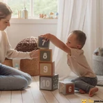 Kép 5/8 - Toronyépítő játék kicsiknek