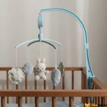 Kép 2/8 - Fiús zenélő körforgó kiságyra