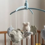 Kép 7/8 - Miffy nyuszis forgó kiságyra