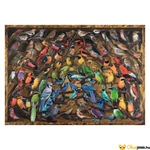 Kép 2/2 - 1000 darabos madaras Ravensburger puzzle