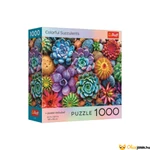 Kép 1/2 - Trefl 1000 darabos puzzle - Színes pozsgások